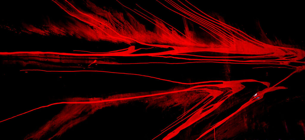 abstract art devil evil red dark